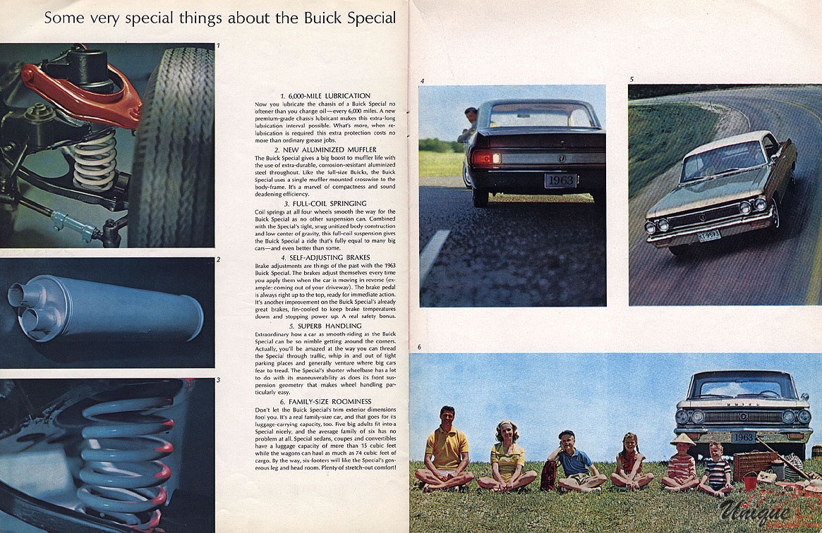 1963 Buick Trim-Size Models Brochure Page 1